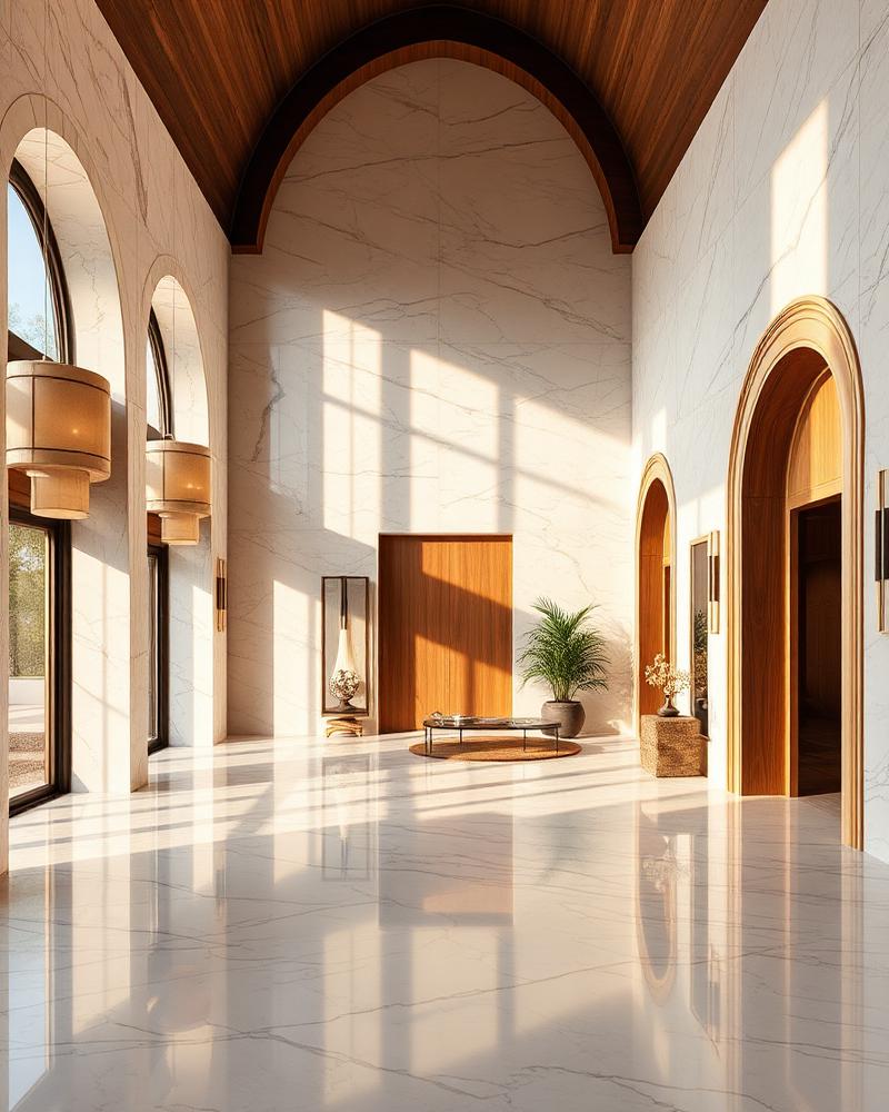Finished luxury interior
